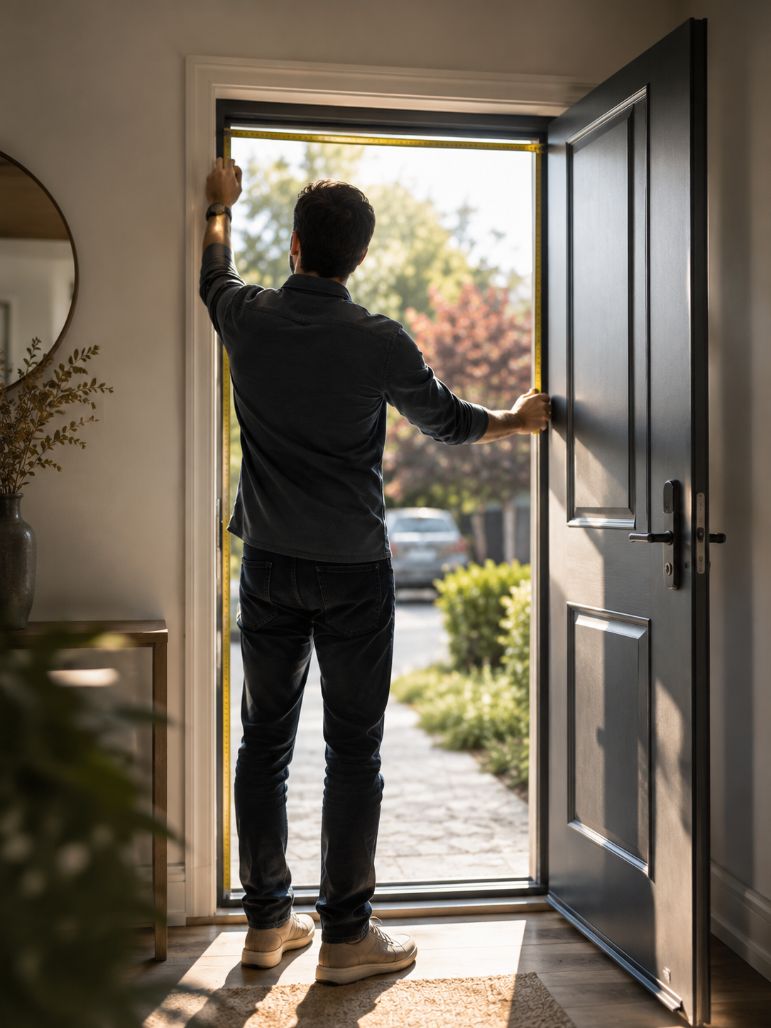 Comment prendre les mesures pour changer une porte d’entrée ?